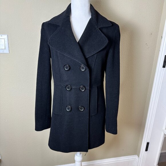ESPRIT Outerwear Wool Double Breasted Coat Jacket Size Small - Picture 3 of 16